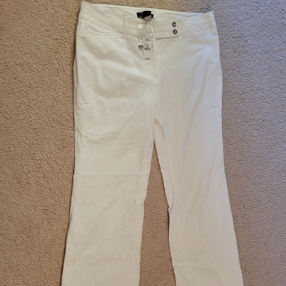 White House Black Market White Pants